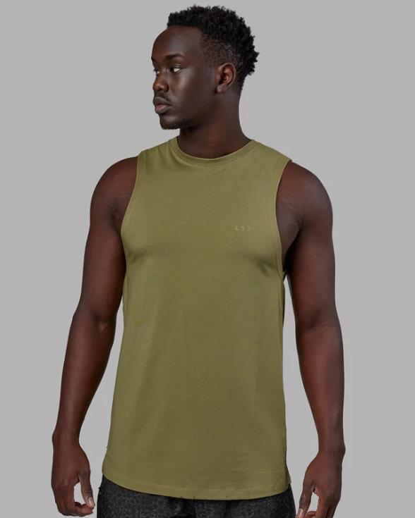 tanque pimaflx de lujo - piedra musgo hombres LSKD VP42D988 vestir