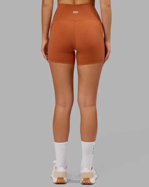 Fusion pantalón corto x-length - castaño rojizo mujer LSKD VP42D667 vestir