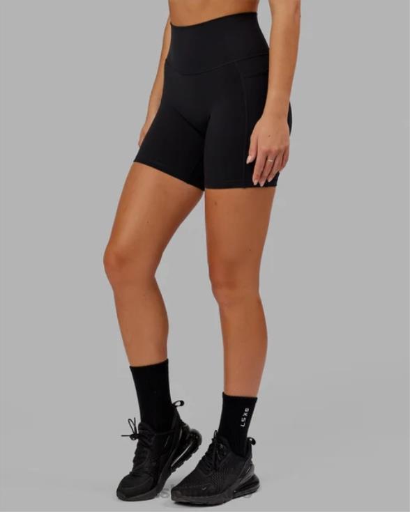 Fusion shorts midi - negro mujer LSKD VP42D541 vestir