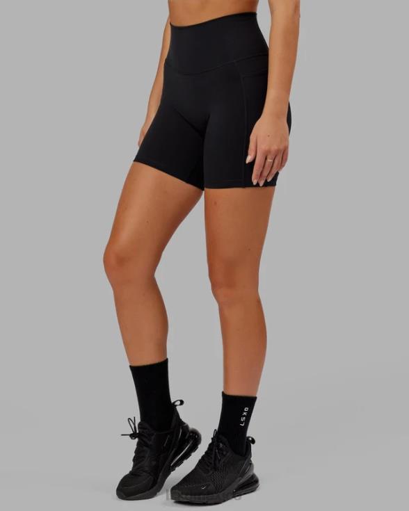 Fusion shorts midi - negro mujer LSKD VP42D541 vestir