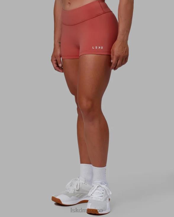 Microshorts rxd - rojo mineral mujer LSKD VP42D527 vestir