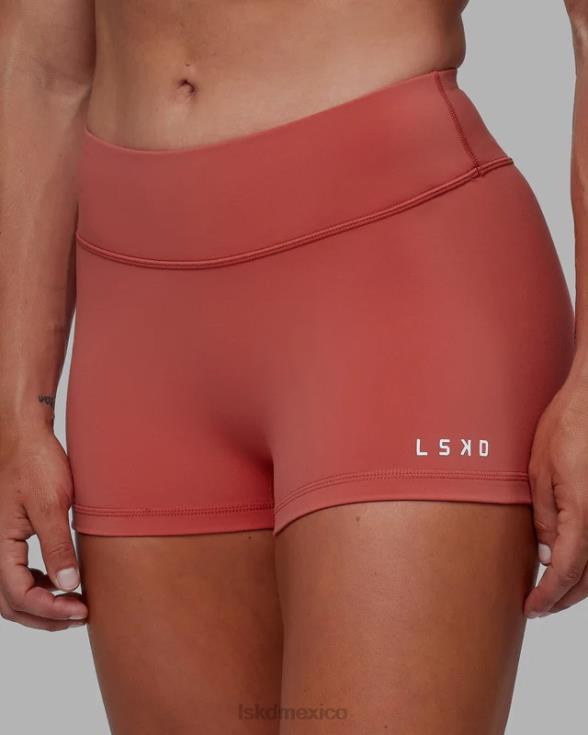Microshorts rxd - rojo mineral mujer LSKD VP42D527 vestir