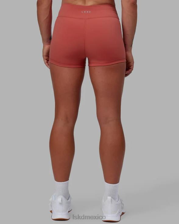 Microshorts rxd - rojo mineral mujer LSKD VP42D527 vestir
