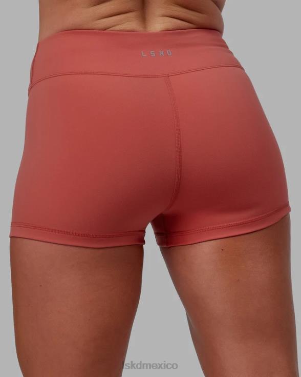 Microshorts rxd - rojo mineral mujer LSKD VP42D527 vestir