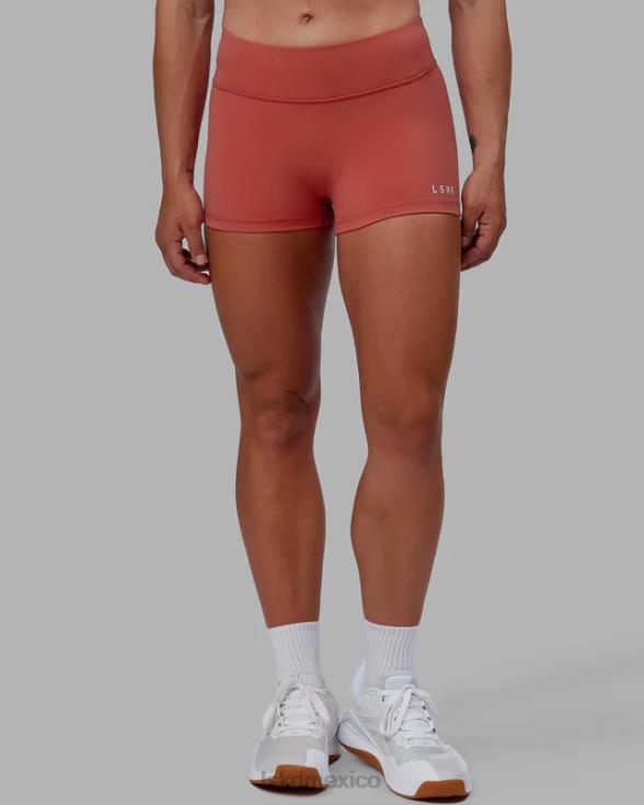 Microshorts rxd - rojo mineral mujer LSKD VP42D527 vestir