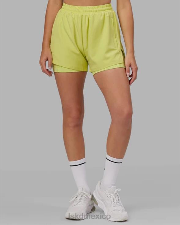 Pantalón corto Challenger - verde cítrico mujer LSKD VP42D788 vestir