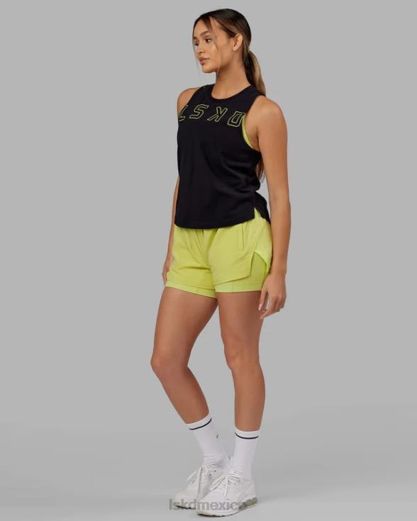 Pantalón corto Challenger - verde cítrico mujer LSKD VP42D788 vestir
