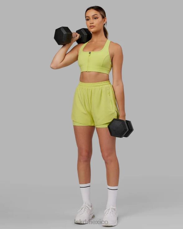 Pantalón corto Challenger - verde cítrico mujer LSKD VP42D788 vestir