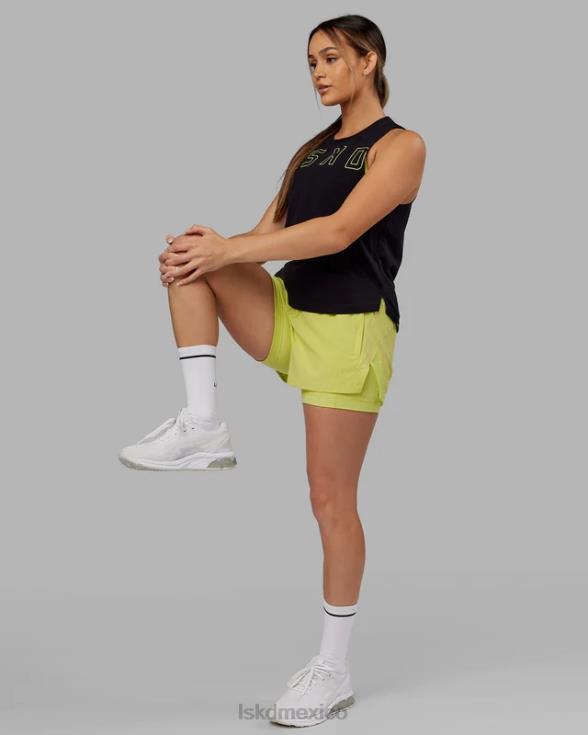 Pantalón corto Challenger - verde cítrico mujer LSKD VP42D788 vestir