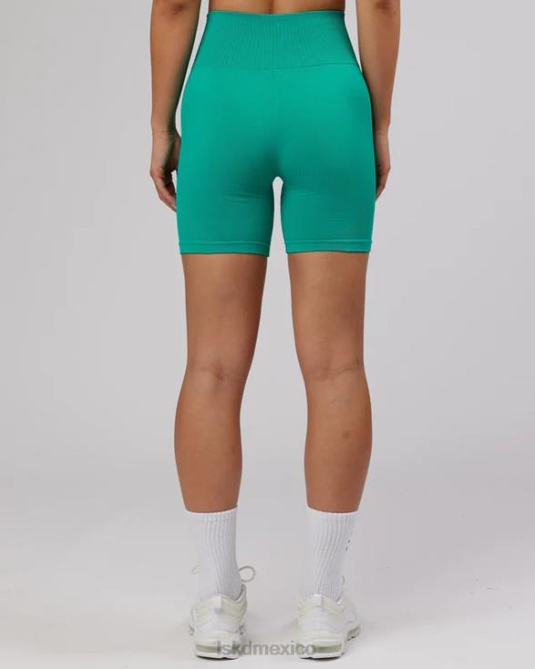 Pantalón corto de largo medio sin costuras ilimitado - hyper teal mujer LSKD VP42D686 vestir
