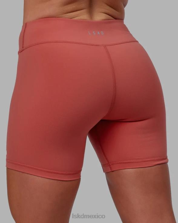 Pantalón corto de longitud media rxd - rojo mineral mujer LSKD VP42D528 vestir