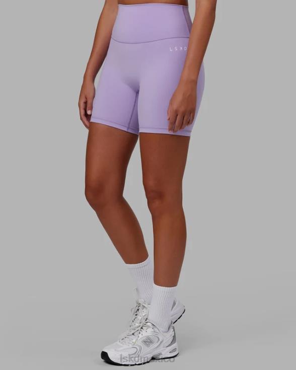 base 2.0 pantalón corto medio - lila pálido mujer LSKD VP42D648 vestir