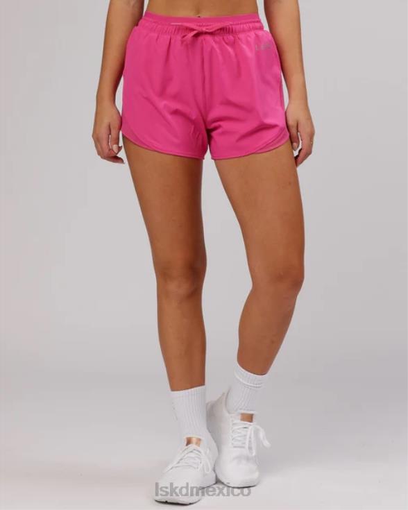 carrera corta dinámica - magenta mujer LSKD VP42D792 vestir