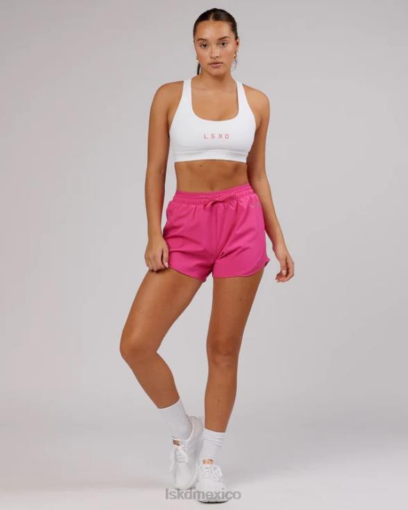carrera corta dinámica - magenta mujer LSKD VP42D792 vestir