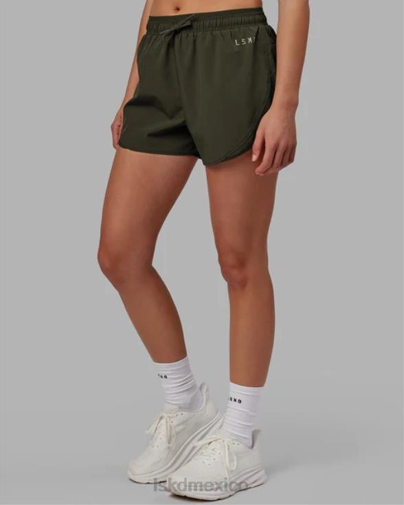 carrera corta dinámica - noche del bosque mujer LSKD VP42D773 vestir