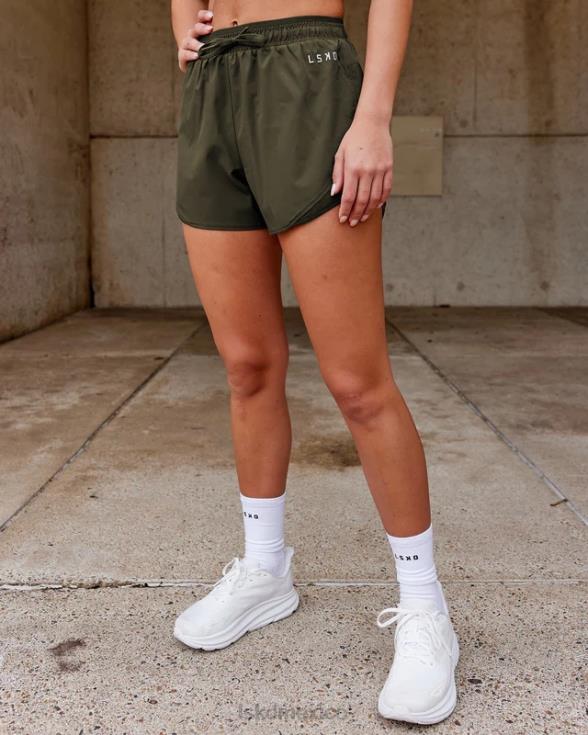 carrera corta dinámica - noche del bosque mujer LSKD VP42D773 vestir