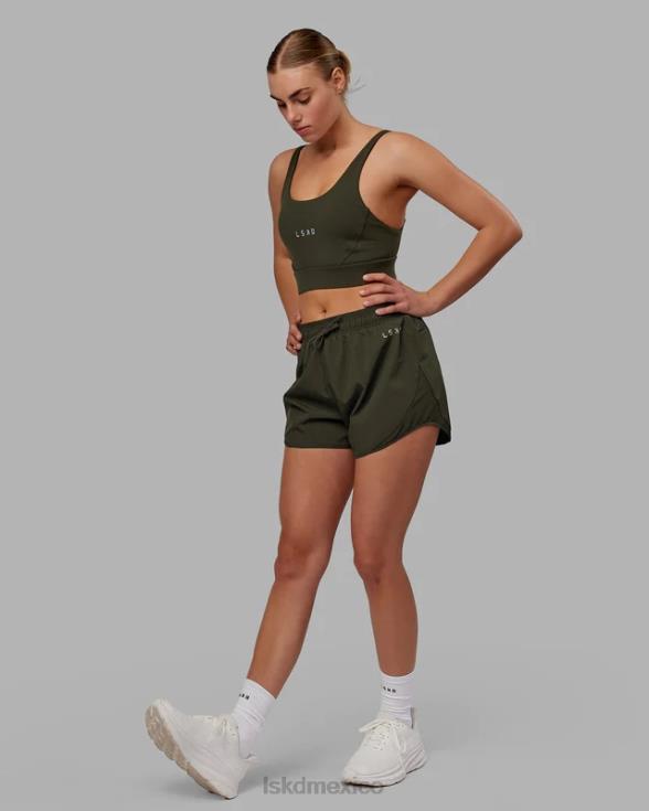 carrera corta dinámica - noche del bosque mujer LSKD VP42D773 vestir