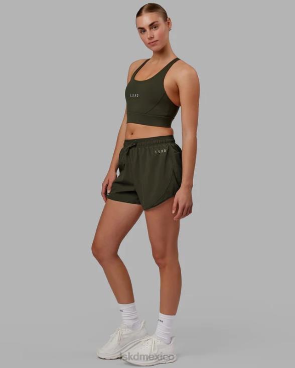 carrera corta dinámica - noche del bosque mujer LSKD VP42D773 vestir