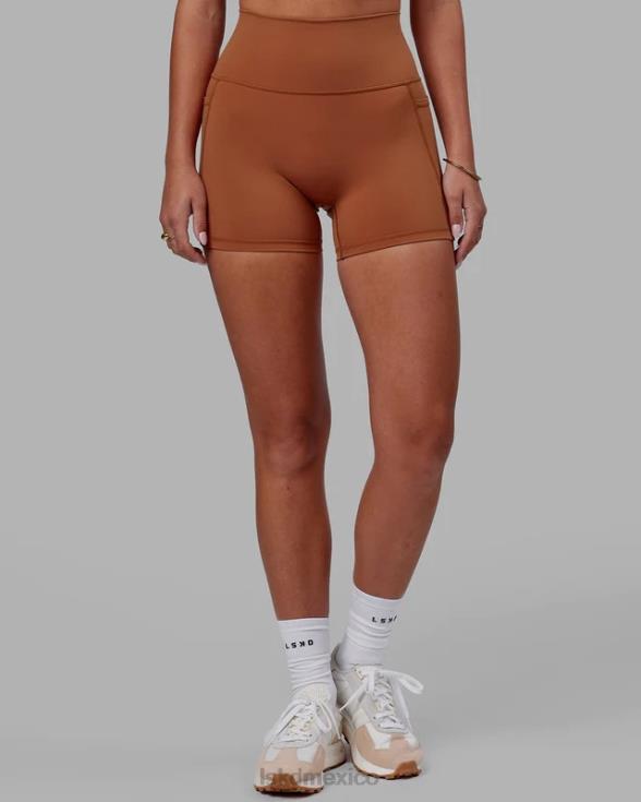 fusion x-length short - avellana mujer LSKD VP42D571 vestir