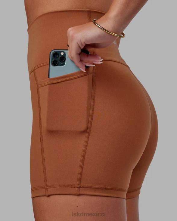 fusion x-length short - avellana mujer LSKD VP42D571 vestir