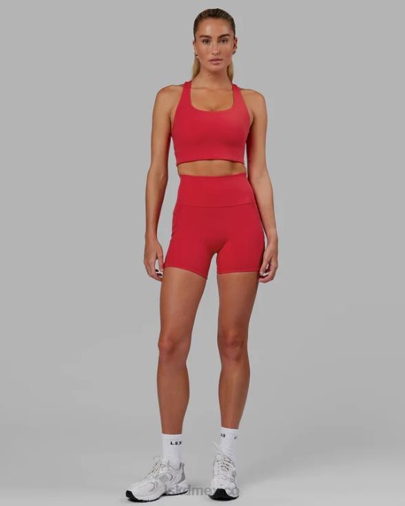 fusion x-length short - escarlata mujer LSKD VP42D630 vestir