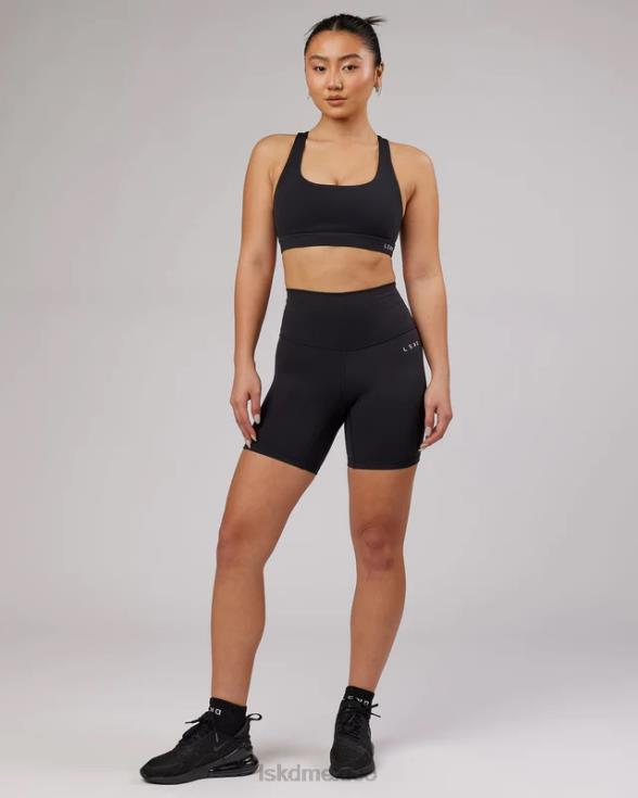 pantalón corto base de longitud media - negro mujer LSKD VP42D692 vestir