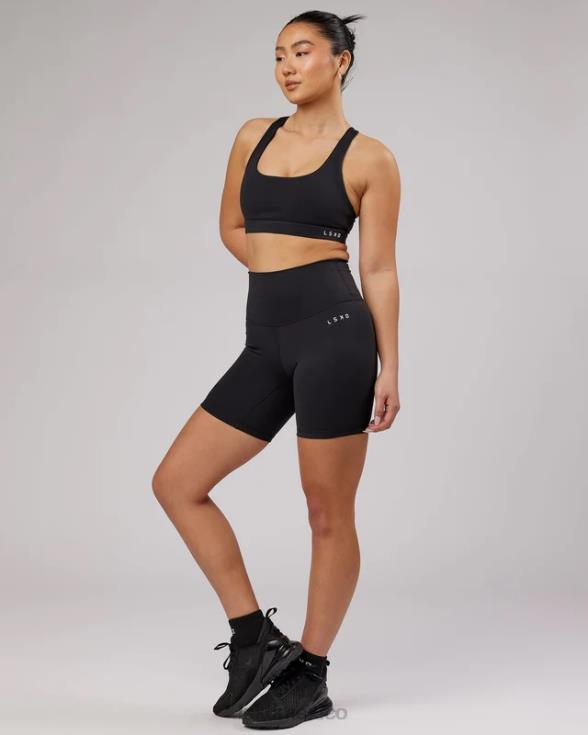 pantalón corto base de longitud media - negro mujer LSKD VP42D692 vestir