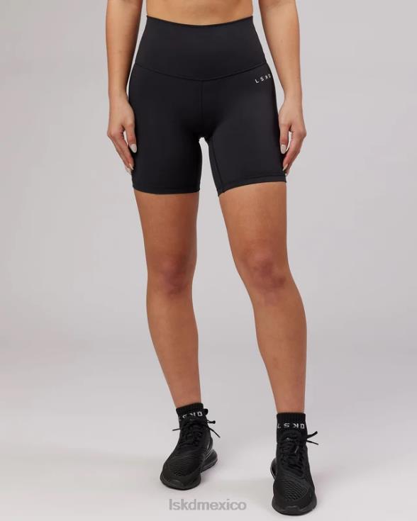 pantalón corto base de longitud media - negro mujer LSKD VP42D692 vestir