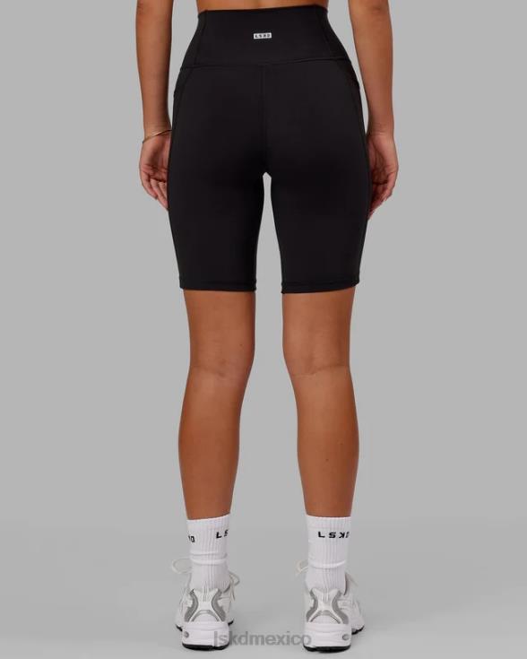pantalón corto de bicicleta fusion - negro mujer LSKD VP42D577 vestir
