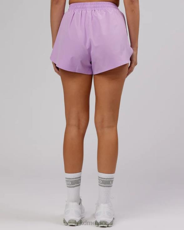 pantalón corto de entrenamiento funcional - lila mujer LSKD VP42D777 vestir