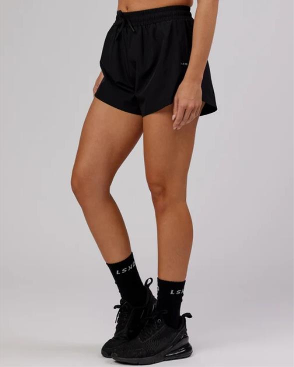 pantalón corto de entrenamiento funcional - negro mujer LSKD VP42D786 vestir