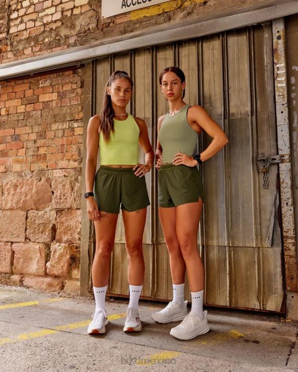 pantalón corto de rendimiento con forro ultraair - forest night mujer LSKD VP42D775 vestir