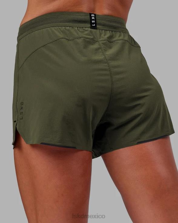 pantalón corto de rendimiento con forro ultraair - forest night mujer LSKD VP42D775 vestir