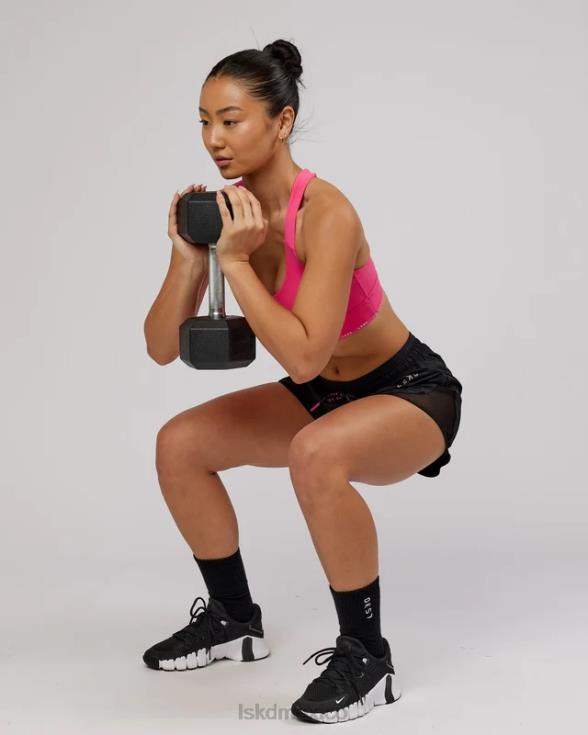 pantalón corto dinámico - black-flamingo mujer LSKD VP42D794 vestir