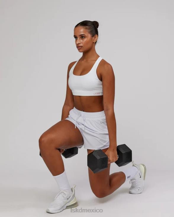 pantalón corto dinámico - blanco mujer LSKD VP42D791 vestir