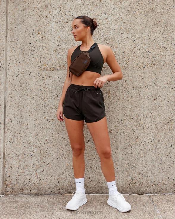 pantalón corto dinámico - nogal oscuro mujer LSKD VP42D772 vestir