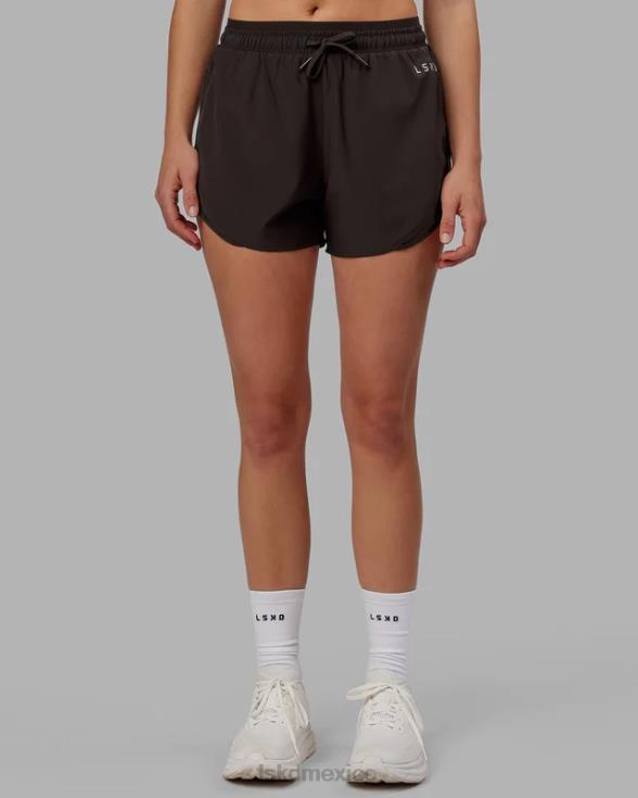 pantalón corto dinámico - nogal oscuro mujer LSKD VP42D772 vestir