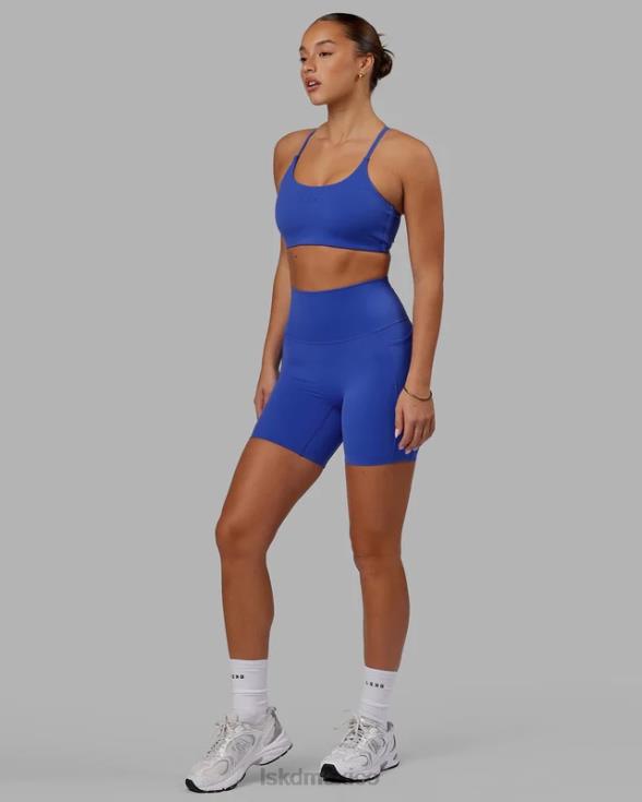 pantalón corto elixir de longitud media con bolsillos - power cobalt mujer LSKD VP42D576 vestir