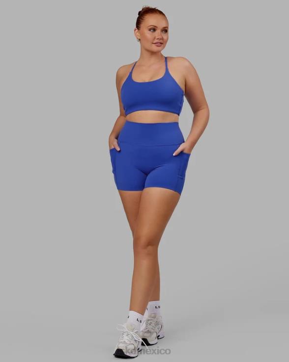 pantalón corto elixir x-length con bolsillos - power cobalt mujer LSKD VP42D598 vestir