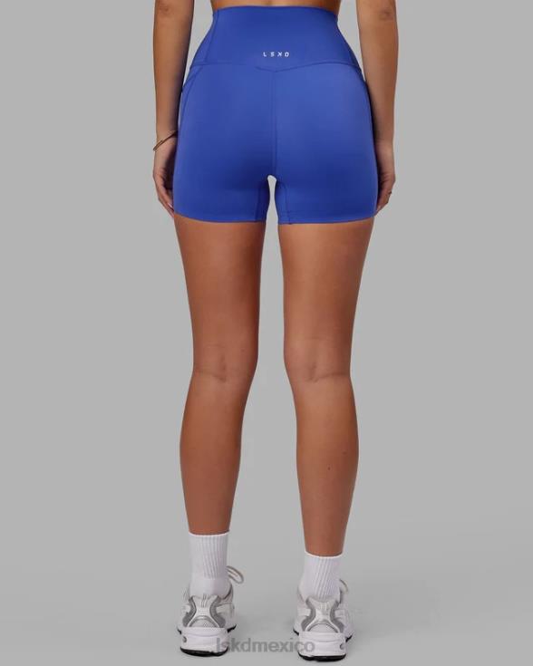 pantalón corto elixir x-length con bolsillos - power cobalt mujer LSKD VP42D598 vestir