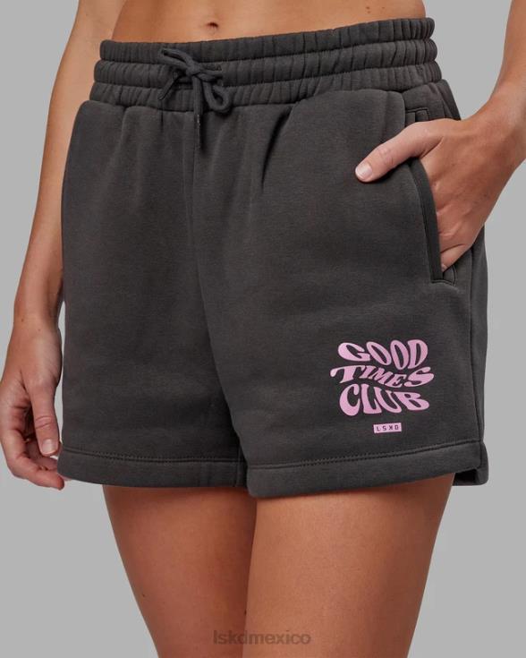 pantalón corto hyper lounge - asfalto mujer LSKD VP42D799 vestir