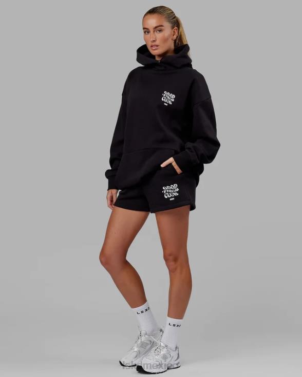 pantalón corto hyper lounge - negro mujer LSKD VP42D798 vestir