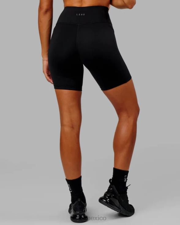 pantalón corto medio rep - black-boysenberry mujer LSKD VP42D587 vestir