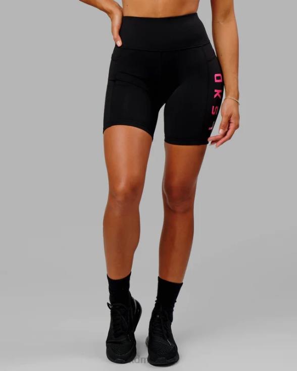 pantalón corto medio rep - black-boysenberry mujer LSKD VP42D587 vestir