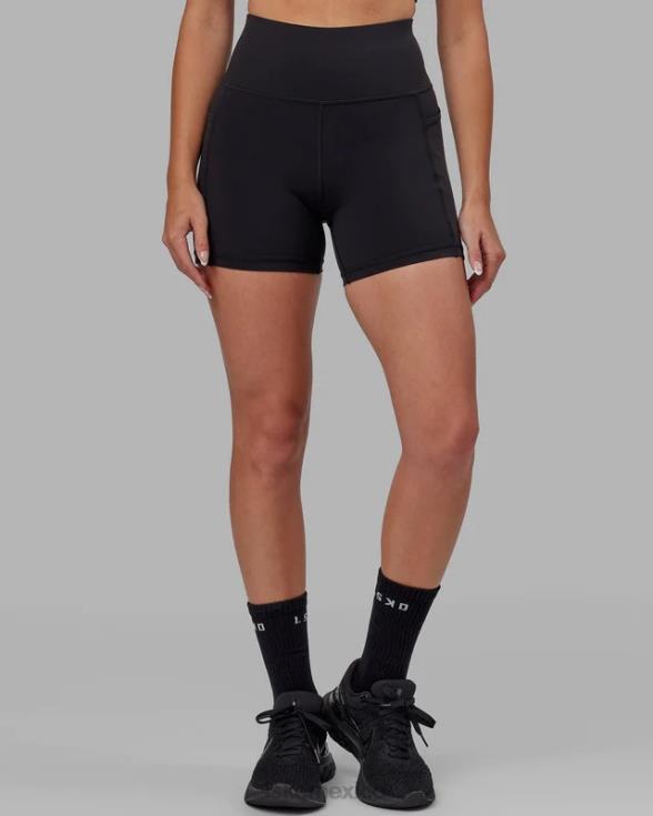 pantalón corto rep x-length - negro-boysenberry mujer LSKD VP42D632 vestir