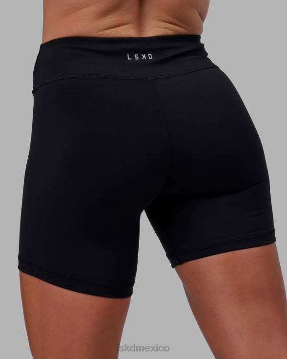pantalones cortos de longitud media rxd - negro mujer LSKD VP42D525 vestir