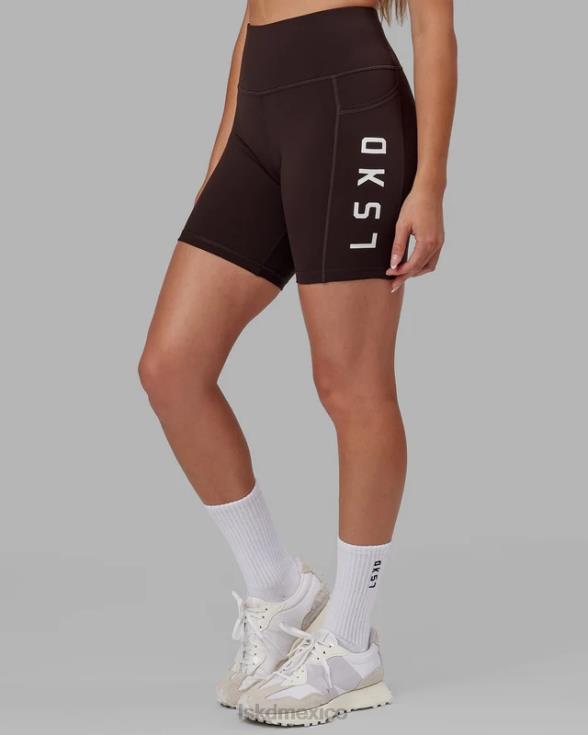 rep media longitud corta - nogal oscuro mujer LSKD VP42D515 vestir