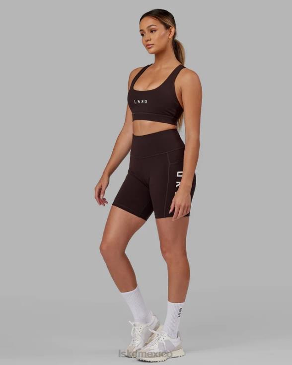 rep media longitud corta - nogal oscuro mujer LSKD VP42D515 vestir