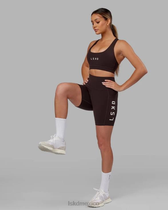 rep media longitud corta - nogal oscuro mujer LSKD VP42D515 vestir