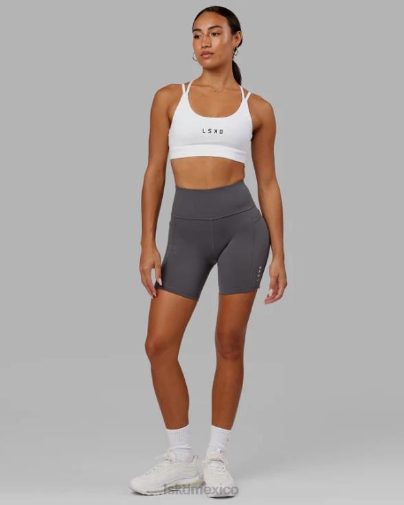 representante corto de longitud media con logo pequeño - asfalto mujer LSKD VP42D699 vestir